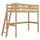 Natural Oak Loft Bed – Children’s Room, Solid Wood, Scandi Style