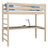 Oak Loft Bed with Desk Bleached Oak – Children’s Room, Scandi Nizio