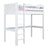 N06 Wooden Loft Bed in Custom RAL/NCS Color – Solid Wood, Nizio