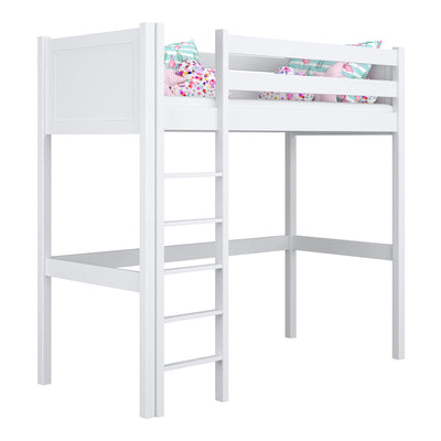 N06 Wooden Loft Bed in Custom RAL/NCS Color – Solid Wood, Nizio