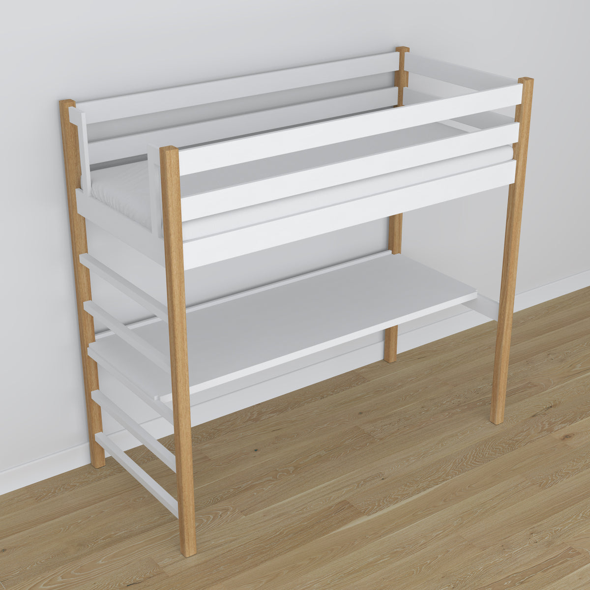 Nizio pine slatted base for loft bed – compatible with every model