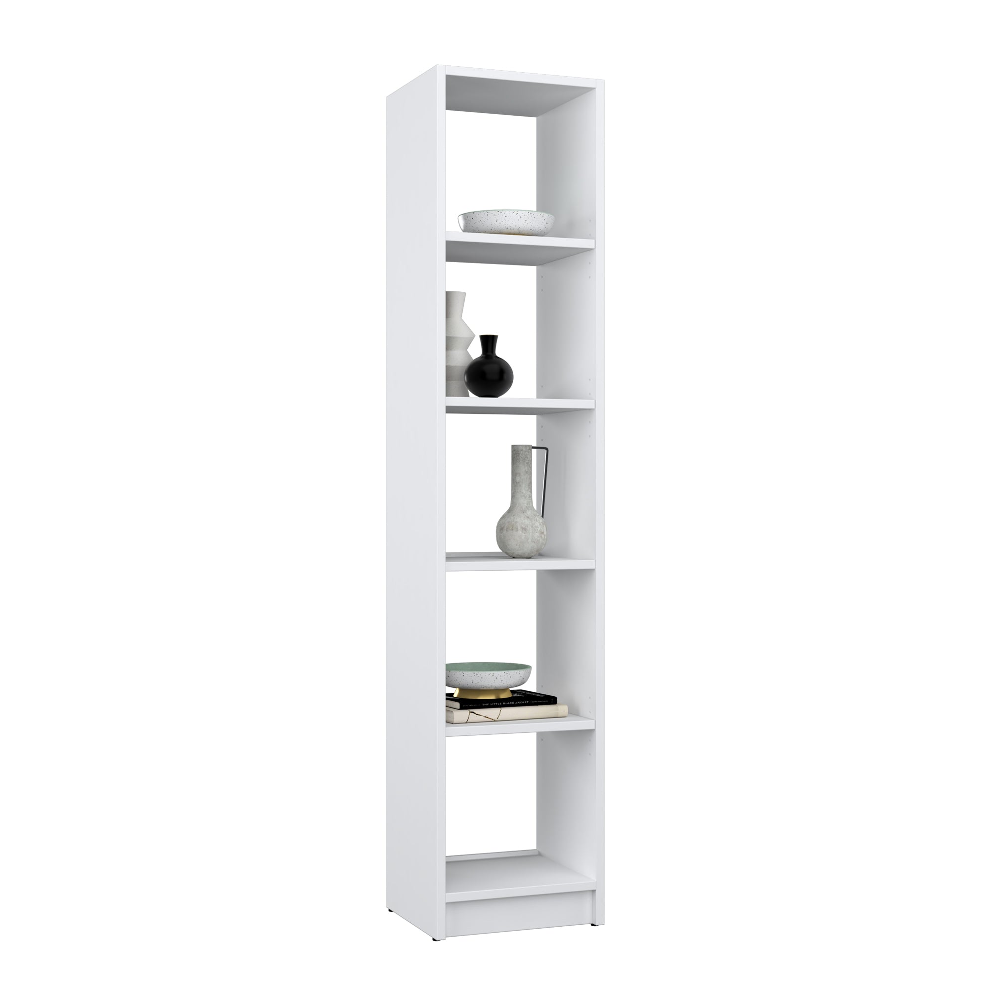 bookcase N01 wooden in custom RAL/NCS color – solid wood, Nizio