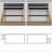 Black and Oak Wooden Loft Bed – Top View of Sleeping Area