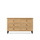 Chest of drawers with 6 drawers oak natural oak with black 154 cm – bedroom, Scandinavian style