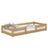 Low Bed Oak Natural Oak – Bedroom, Solid Wood, Scandinavian Style, Nizio