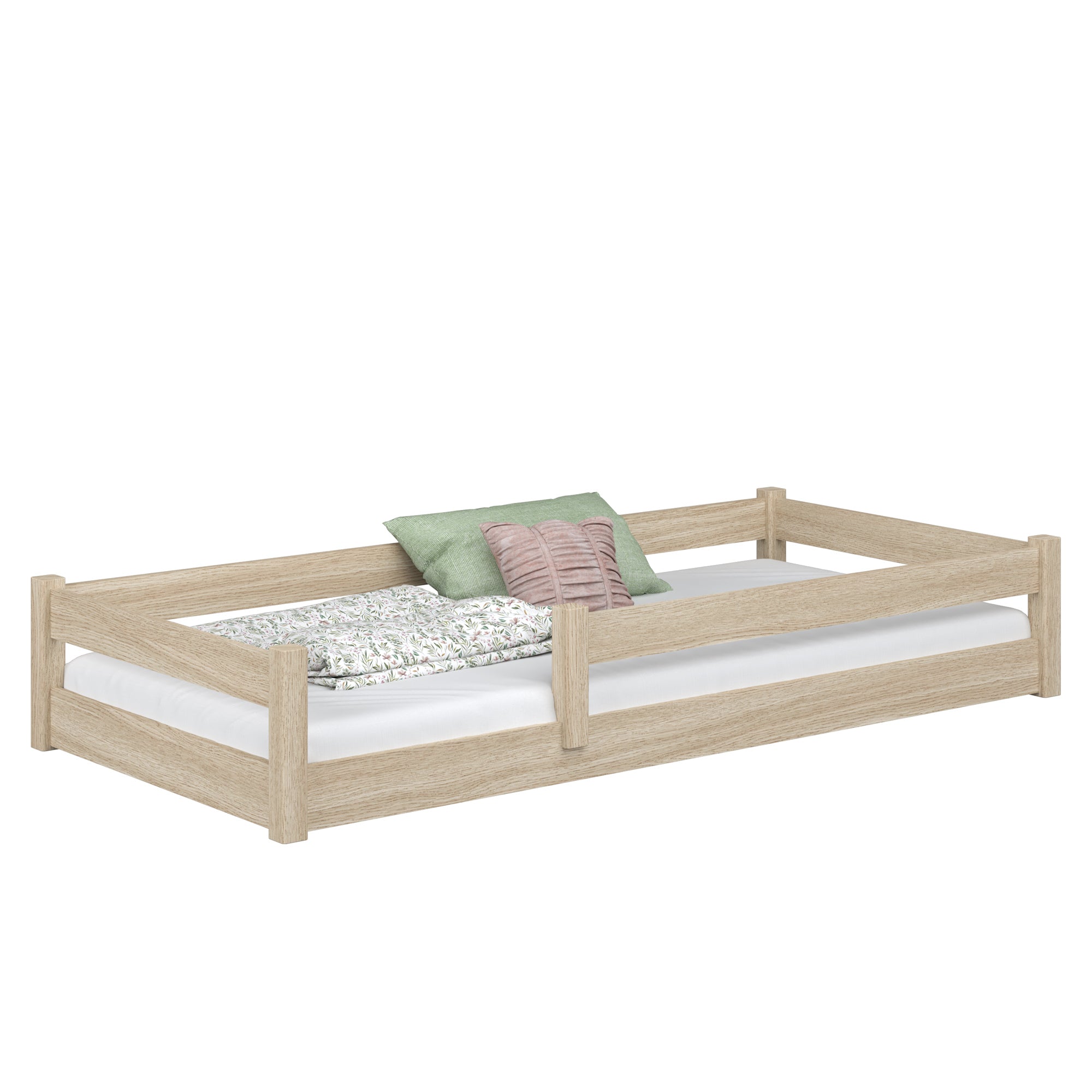 Low Bed Oak Bleached Oak – Joint Details, Nizio Home