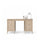 Desk with 6 drawers oak bleached oak – office and youth room, scandi