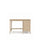 Desk with 3 drawers oak bleached oak – office and youth room, scandi