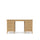 Desk with 6 drawers oak natural oak – office and youth room, scandi