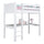 Loft Bed with Desk N06 Wooden in Custom RAL/NCS Color – Solid Wood, Nizio