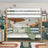 White and Oak Wooden Bunk Bed – Side View, Nizio Home