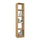 Bookcase oak natural oak – living room and office, solid wood, Scandinavian style Nizio