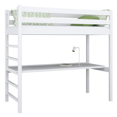 Loft Bed with Desk N01 RAL/NCS – Wooden, Color Matched to Your Interior, Nizio Home