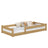 Low Bed Oak Natural Oak – Low Frame, Side View, Scandi Bedroom