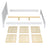 Double bed natural oak – oak slatted frame, Nizio Home
