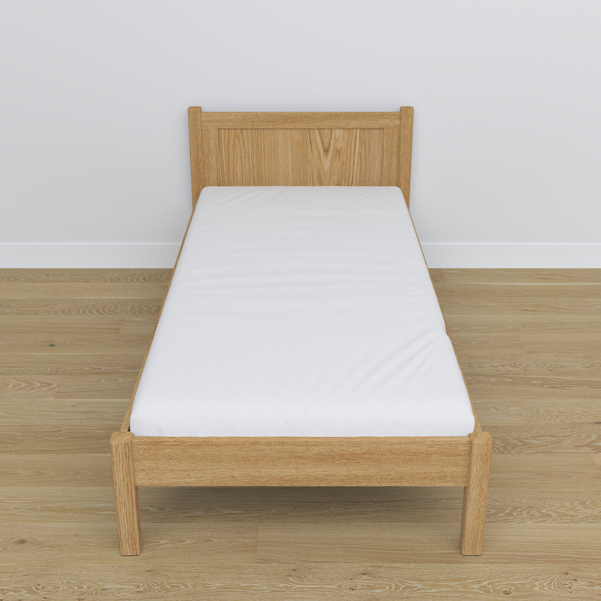 Natural Oak Oak Bed – Dimensions and Diagram, Nizio Home