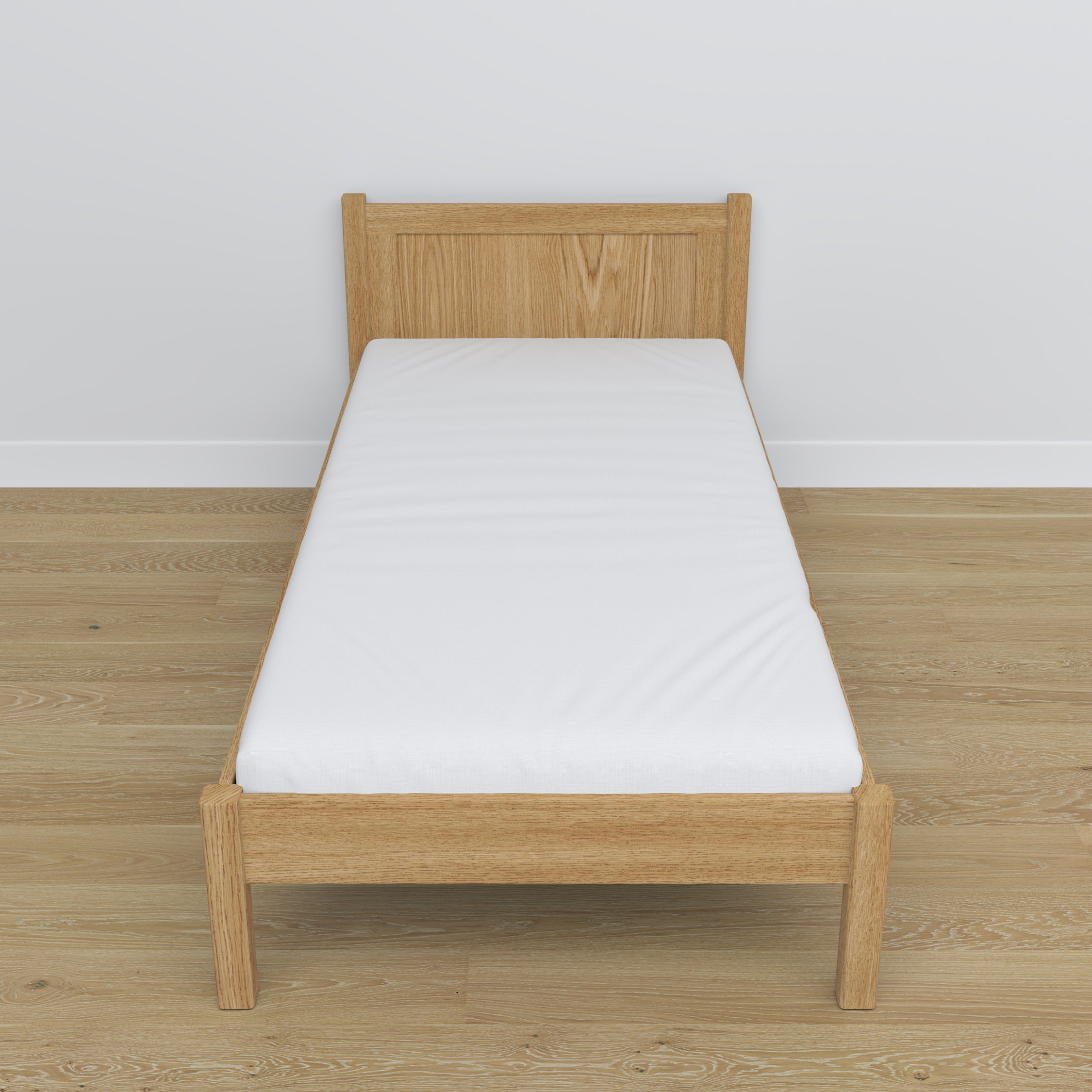 Natural Oak Oak Bed – Dimensions and Diagram, Nizio Home
