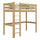 Natural Oak Loft Bed – Children’s Room, Solid Wood, Scandi Style