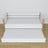 White-oak sofa bed with mattress drawer made of wood – dimensions, Nizio