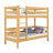Natural Pine Bunk Bed in Children’s Room – Scandi Arrangement, Wooden