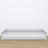 Low Bed Grey in Bedroom – Scandinavian Arrangement, Wooden