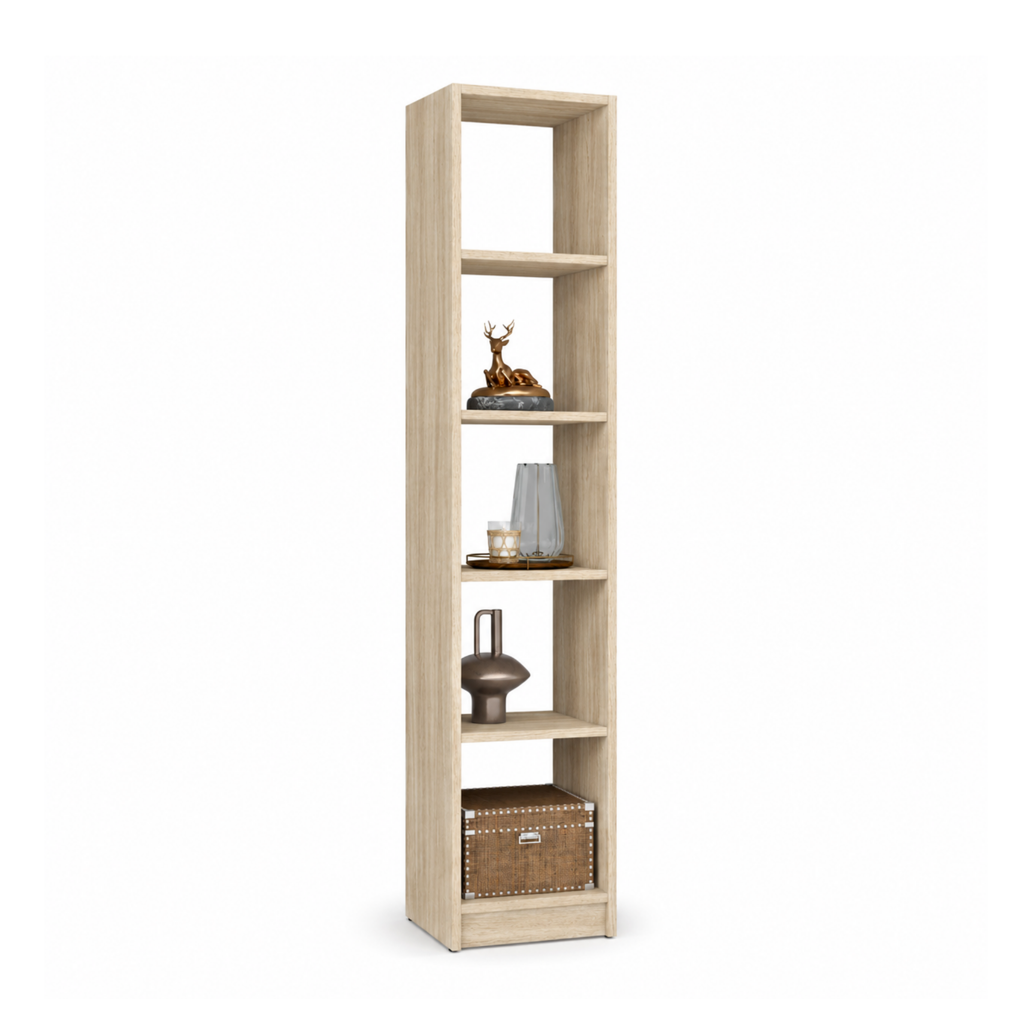 Oak shelf N01 oak bleached