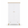 Wooden wardrobe 2D1S Scandi white / natural oak