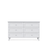 Chest of drawers with 6 drawers wooden grey 154 cm – bedroom, Scandinavian style