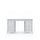 Desk with 6 drawers wooden grey – office and youth room, scandi
