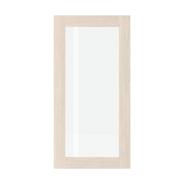 Ekmöbelfasad med glas