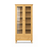 Pine display cabinet 1S 90 Scandi natural pine